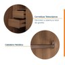 Guarda Roupa de Canto Reto Modular com 3 Prateleiras 2 Gavetas Hera CabeCasa MadeiraOriginals - 7