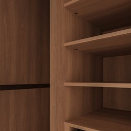 Guarda Roupa de Canto Reto Modular com 3 Prateleiras 2 Gavetas Hera CabeCasa MadeiraMadeira - 13