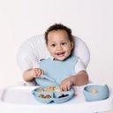 Ver imagem 3 de Prato com Ventosa de Silicone para Bebês e Criança Buba Cor Azul