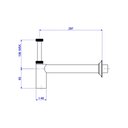 Ver mais imagens de Kit Cuba de Embutir Quadrada L415 para Banheiro + Válvula + Sifão Cromado- Deca