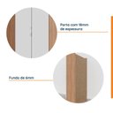 Ver imagem 7 de Guarda Roupa de Canto Closet Planejado com 6 Prateleiras Hera CabeCasa MadeiraOriginals Marrom/Louro/Algodão