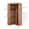 Guarda Roupa de Canto Closet Modular com 6 Prateleiras Hera CabeCasa MadeiraOriginals - 3
