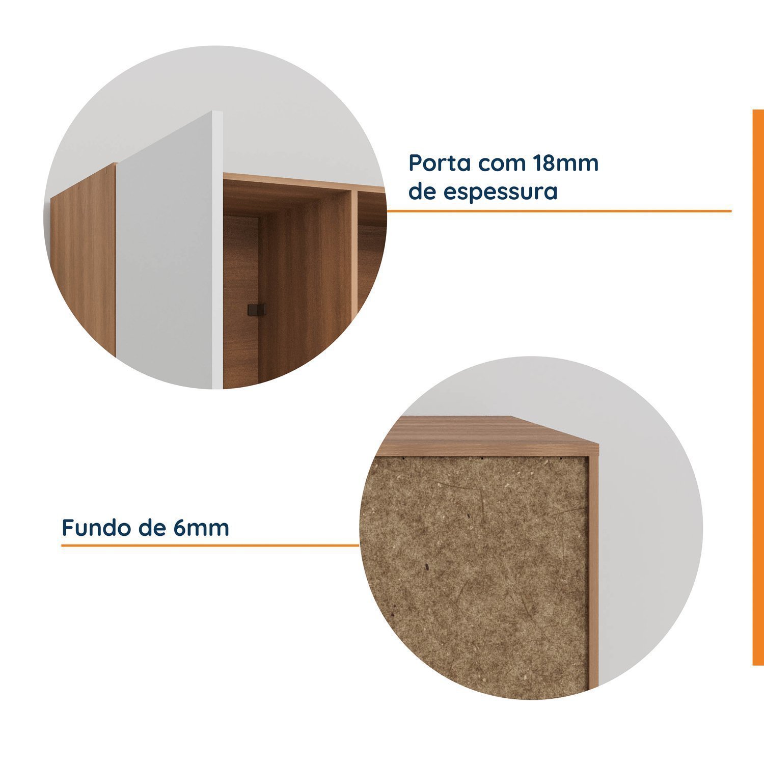 Ponte Modular 3 Portas Hera CabeCasa MadeiraMadeira - 6