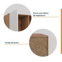 Ver imagem 6 de Ponte Planejada 2 Portas Hera CabeCasa MadeiraOriginals Marrom/Louro/Algodão