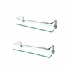 Prateleira em Vidro Proteção Kit 2 Peças Prátika - 1