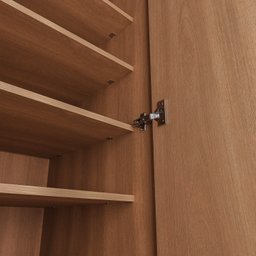 Guarda Roupa 1 Porta com 6 Prateleiras Hera CabeCasa MadeiraMadeira - 13