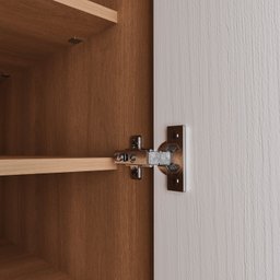 Guarda Roupa 1 Porta com 6 Prateleiras Hera CabeCasa MadeiraMadeira - 12