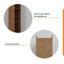 Ver imagem 7 de Guarda Roupa 1 Porta com 6 Prateleiras Hera CabeCasa MadeiraOriginals