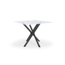 Ver imagem 1 de Mesa P/ Cozinha Volga C/ Tampo de Vidro Quadrado 90cm Preto - Kappesberg