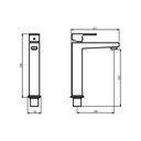 Ver imagem 2 de Misturador Monocomando Lavatório Balcão Meber Metais
