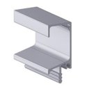 Ver imagem 1 de Perfil Puxador 7013t Inox Escovado 6,0mt Alternativa