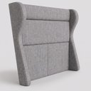 Ver imagem 5 de Cabeceira para Cama Box King 213cm Bono Lisa Linho Cinza - Sallar Home