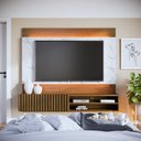 Ver imagem 6 de Conjunto Painel para TV até 65 Polegadas com LED e Cristaleira Marmorizada Ibiza Yescasa