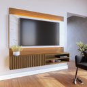Ver imagem 5 de Conjunto Painel para TV até 65 Polegadas com LED e Cristaleira Marmorizada Ibiza Yescasa