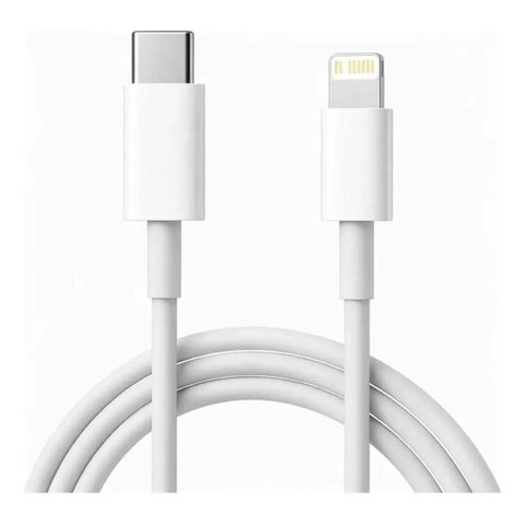 Cabo USB-C para Lightning 1m Carregamento Rápido Branco