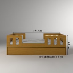Bicama Infantil com Estrado Fixo Play - 3