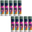 Ver imagem 1 de Tinta Spray 400ml Verde Escuro Uso Geral em Aço Ferro Gesso Cerâmica Couro | Universo | Kit 10 Un