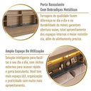 Ver mais imagens de Cabeceira Casal e Queen com LED e Organizador Genebra