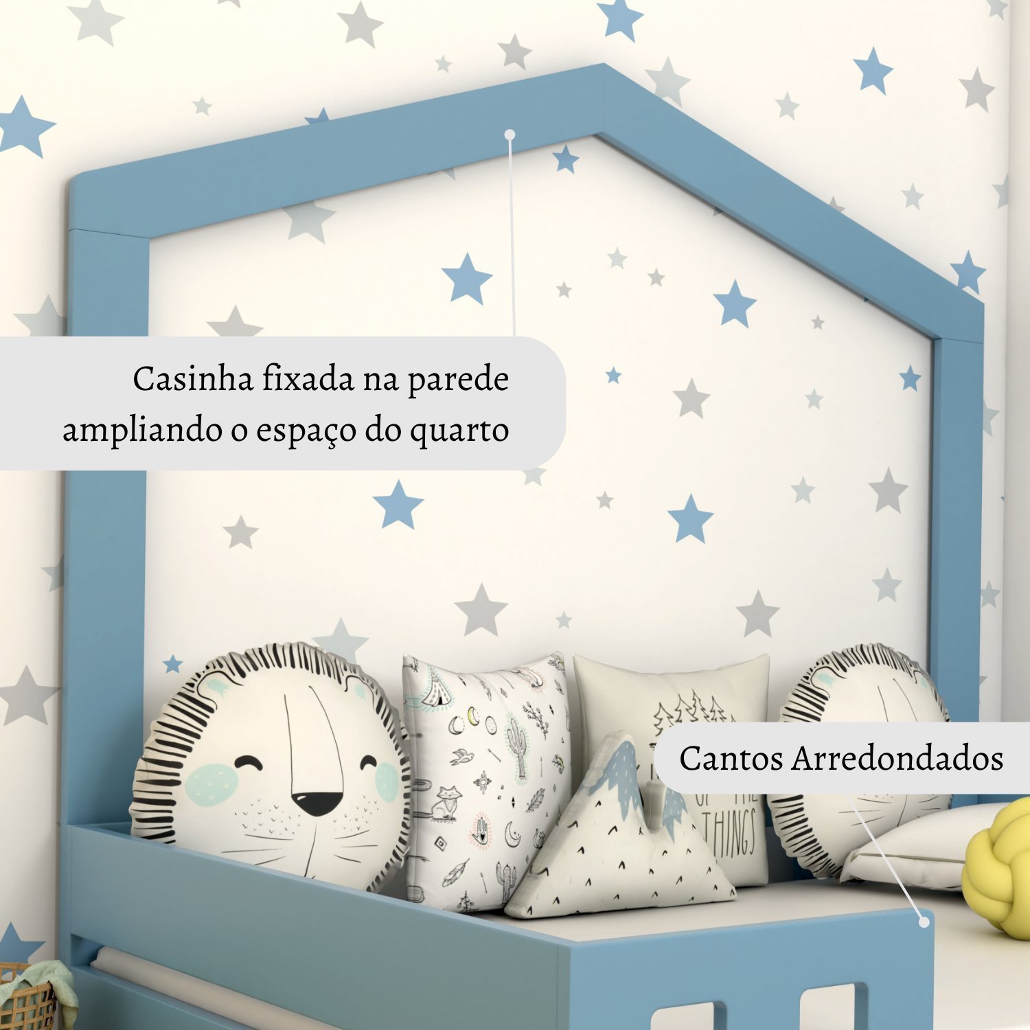 Cama Casal com Casinha Montessoriana Play - 5
