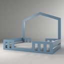 Ver imagem 2 de Cama Casal com Casinha Montessoriana Play