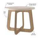Ver imagem 5 de Mesa de Centro Jasmin Bege 100% MDF