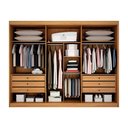 Ver imagem 4 de Guarda Roupa Casal 6 Portas 6 Gavetas 100% MDF Diamante