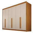 Ver imagem 2 de Guarda Roupa Casal 6 Portas 6 Gavetas 100% MDF Diamante