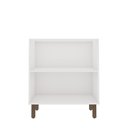Ver imagem 2 de Balcão com 2 Portas 80cm para Cozinha Modulada Provençal Mdf Cor:fendi com Branco