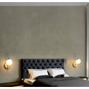 Ver imagem 4 de Arandela Luminaria de Parede Moderno Inclinada com Globo 12cm Decoração Casa Quarto Sala Escritório