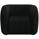 Ver imagem 5 de Kit Sofá 4 Lugares para Sala 292cm com 02 Poltronas Lazio M03 Veludo Preto - Lyam Decor