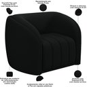 Ver imagem 7 de Kit Sofá 4 Lugares para Sala 292cm com 02 Poltronas Lazio M03 Veludo Preto - Lyam Decor