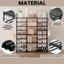 Ver imagem 7 de Sapateira Modular 9 Níveis para até 55 Pares com Estrutura Metálica Preta