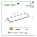 Ver imagem 5 de Piso Laminado Eucafloor New Evidence Mont Blanc New Cx 2,77m² - Única Único