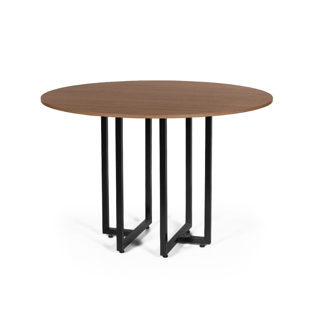 Mesa de Jantar 4 Lugares 90cm Redonda Industrial Dommus Noronha - Straub Web