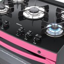 Ver imagem 3 de FOGAO 5 BOCAS VENAX DELPLUS VITREO BL PINK GAS GLP