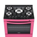 Ver imagem 2 de FOGAO 5 BOCAS VENAX DELPLUS VITREO BL PINK GAS GLP