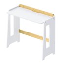 Ver imagem 6 de Conjunto Quarto Completo Treliche com LED, Escrivaninha e Estante Petit Casatema MadeiraOriginals Branco/Mel