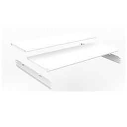 Rack Parede 202 Fit 60 Ate 3 Metros Branco 12 Bandeja Pe Vermelho - 6