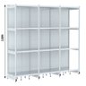 Rack Parede 202 Fit 60 Ate 3 Metros Branco 12 Bandeja Pe Vermelho - 4