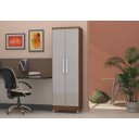 Ver imagem 2 de Armário Multiuso Fit Canela / Off White 2 Portas Sapateira / Lavanderia 1,90 Altura - E. E. Móveis