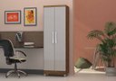 Ver imagem 2 de Armário Multiuso Fit Canela / Off White 2 Portas Sapateira / Lavanderia 1,90 Altura - E. E. Móveis