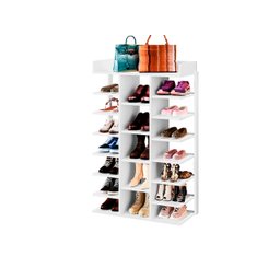 Estante Sapateira Vertical Oaganizadora calçados Quarto Branco Lia - 3