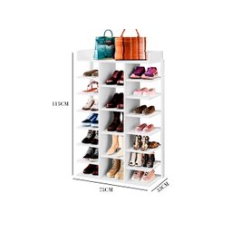 Estante Sapateira Vertical Oaganizadora calçados Quarto Branco Lia - 2