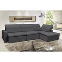 Ver imagem 1 de Sofá Istambul 3.80x2.10m Retrátil e Reclinável com Chaise - Chumbo