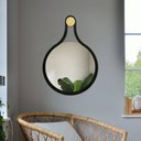 Ver imagem 3 de Espelho Emoldurado Mali 75x53cm Redondo