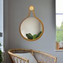 Ver imagem 3 de Espelho Emoldurado Mali 75x53cm Redondo