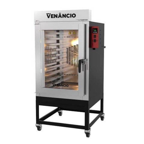 Forno Turbo a Gás Twister 10 Esteiras Externo e Interno Aço Carbono Fvt10g - Venâncio