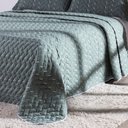 Ver imagem 4 de Cobre Leito Bordado 400 Fios Heitor Casal Queen 100% Poliéster - Verde Militar