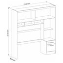 Ver mais imagens de Ponte Casal 2 Portas de Correr Classic 6 Nichos