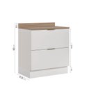 Ver imagem 3 de Balcão 2 Gavetões com Tampo e Rodapé Ipanema CabeCasa MadeiraOriginals